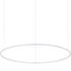 Ideal Lux - LED pendel HULAHOOP LED/46W/230V diameter 100 cm hvid