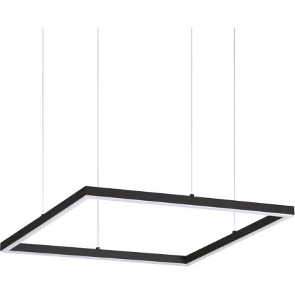 Ideal Lux - LED-pendel med kabel ORACLE SLIM LED/33W/230V 3000K CRI 90 50x50 cm sort