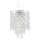 Ideal Lux - LED pendel i krystal EVASIONE 8xG9/3W/230V diameter 41 cm skinnende krom