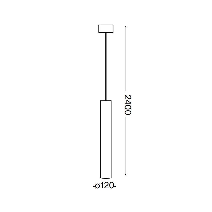 Ideal Lux - LED pendel LOOK 1xGU10/10W/230V sort