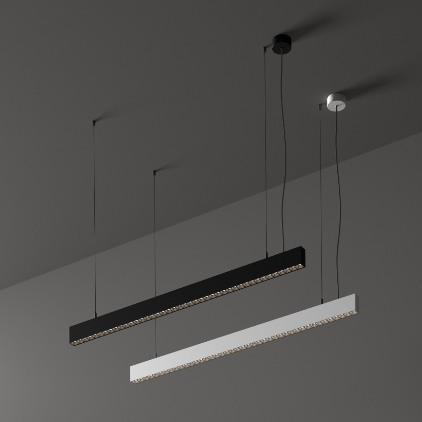 Ideal Lux - LED-pendel med wire OFFICE LED/30W/230V 4000K CRI 90 hvid