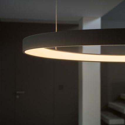 Ideal Lux - LED-pendel med wireophæng GEMINI LED/47W/230V 2700K Ø 61 cm CRI 90 sort
