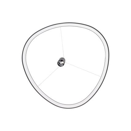 Ideal Lux - LED-pendel med wireophæng GEMINI LED/47W/230V 2700K Ø 61 cm CRI 90 sort