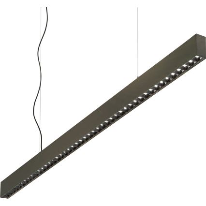 Ideal Lux - LED-pendel med wireophæng OFFICE LED/30W/230V 3000K CRI 90 sort