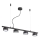 Ideal Lux - LED pendel MINOR 4xGX53/9W/230V 75,5 cm sort