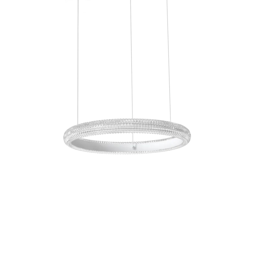 Ideal Lux - LED pendel MIRACLE LED/25W/230V diameter 40 cm CRI 90 mat krom