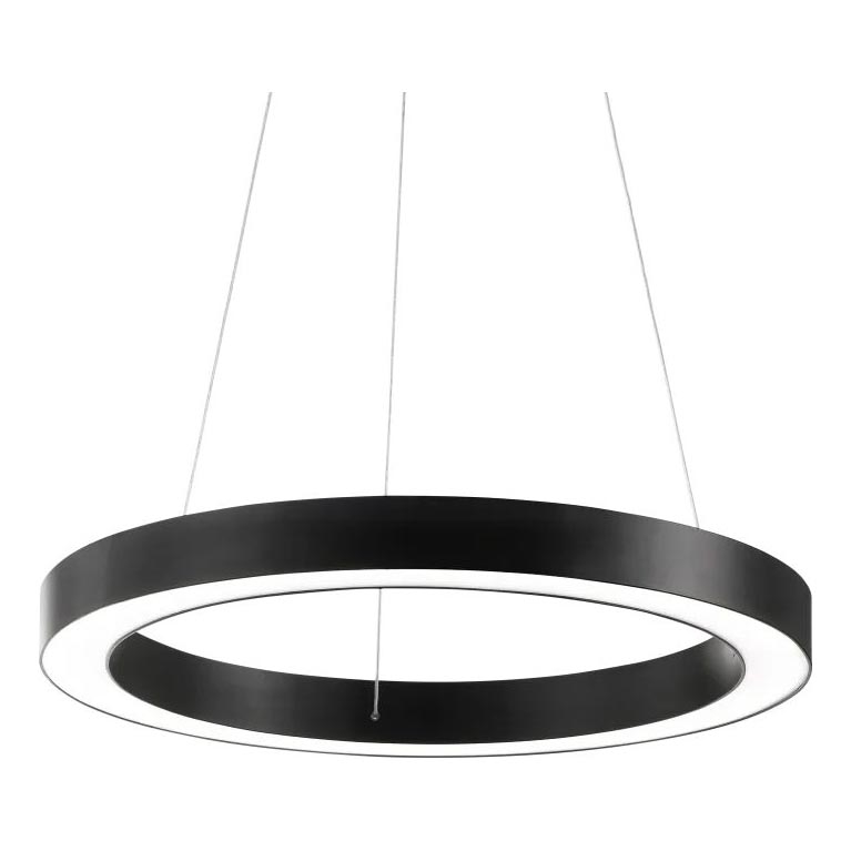 Ideal Lux - LED pendel ORACLE LED/33W/230V 3000K diameter 60 cm CRI 90 sort
