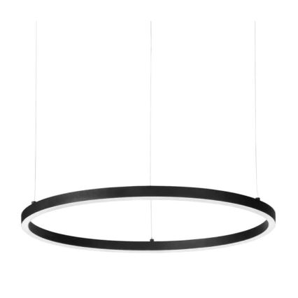 Ideal Lux - LED pendel dæmpbar ORACLE SLIM LED/29W/230V 3000K diameter 50 cm sort
