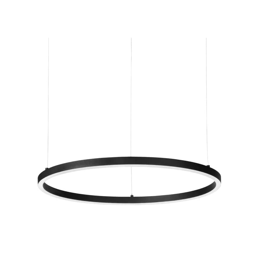 Ideal Lux - LED pendel dæmpbar ORACLE SLIM LED/29W/230V 3000K diameter 50 cm sort