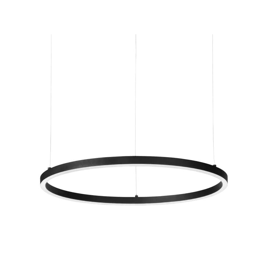 Ideal Lux - LED pendel ORACLE SLIM LED/32W/230V 3000K diameter 50 cm sort