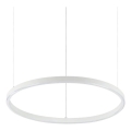 Ideal Lux - LED pendel ORACLE SLIM LED/32W/230V 4000K diameter 50 cm hvid