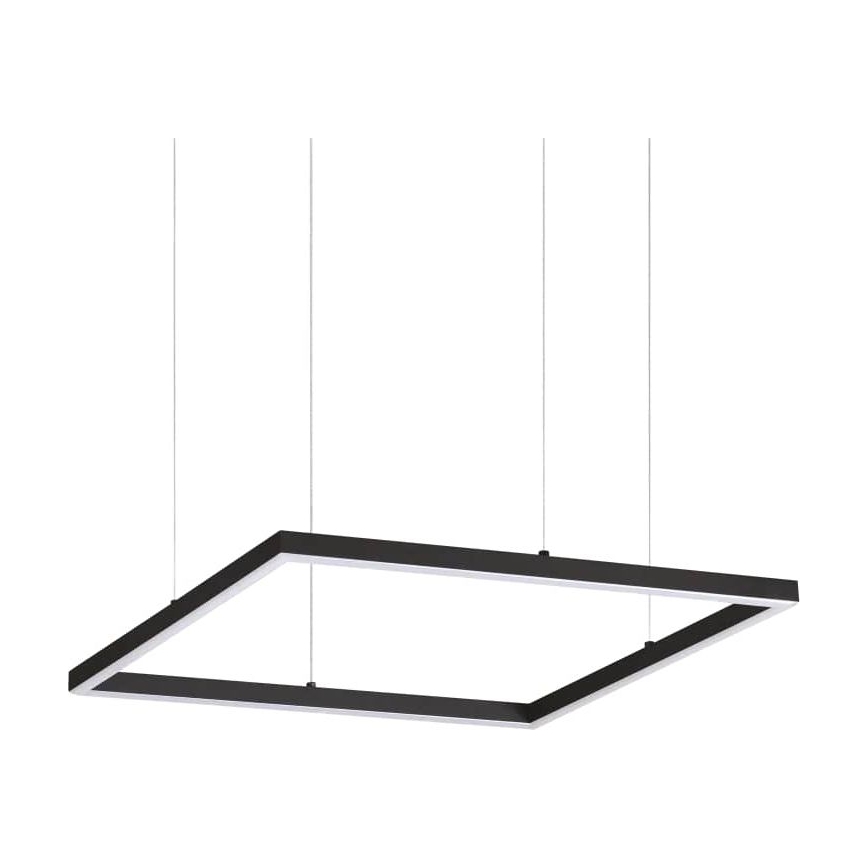 Ideal Lux - LED pendel ORACLE SLIM LED/33W/230V 3000K 50x50 cm sort