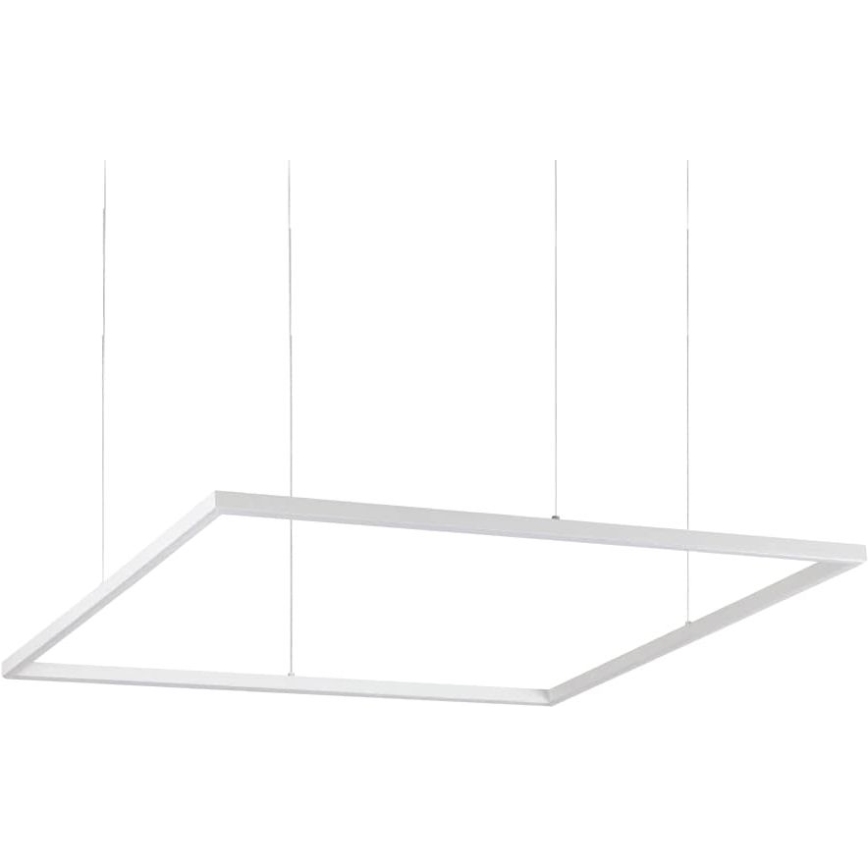 Ideal Lux - LED pendel ORACLE SLIM LED/53W/230V 3000K 90x90 cm hvid