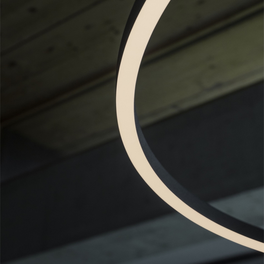 Ideal Lux - LED pendel ORACLE SLIM LED/55W/230V 4000K diameter 90 cm sort