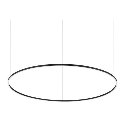 Ideal Lux - LED pendel dæmpbar ORACLE SLIM LED/76W/230V 3000K diameter 150 cm sort