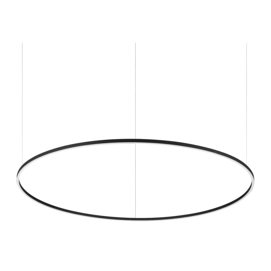 Ideal Lux - LED pendel dæmpbar ORACLE SLIM LED/76W/230V 3000K diameter 150 cm sort