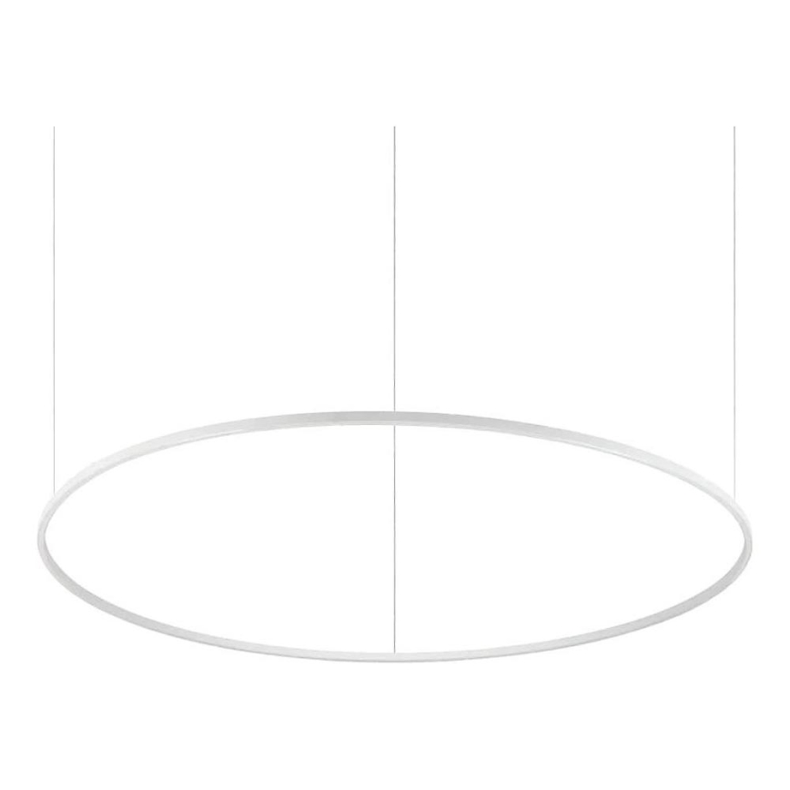 Ideal Lux - LED pendel ORACLE SLIM LED/89W/230V 3000K diameter 150 cm hvid