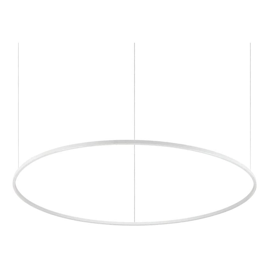 Ideal Lux - LED pendel ORACLE SLIM LED/89W/230V 4000K diameter 150 cm hvid