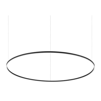 Ideal Lux - LED pendel ORACLE SLIM LED/89W/230V 4000K diameter 150 cm sort