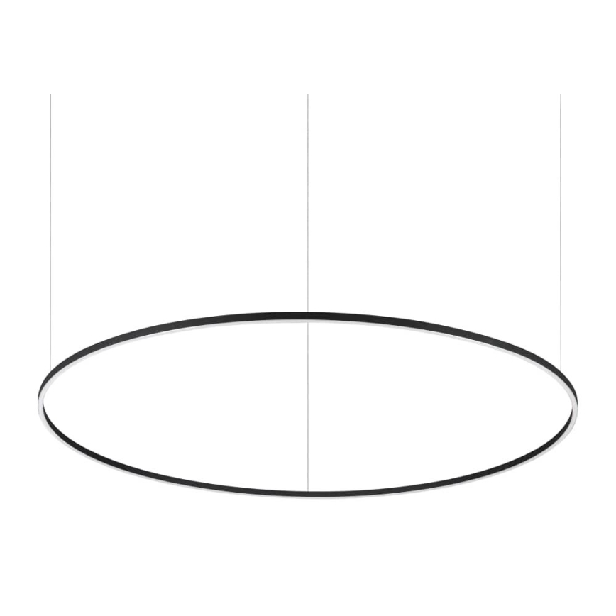 Ideal Lux - LED pendel ORACLE SLIM LED/89W/230V 4000K diameter 150 cm sort
