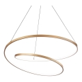 Ideal Lux - LED pendel OZ LED/52W/230V diameter 80 cm CRI 90 guldfarvet