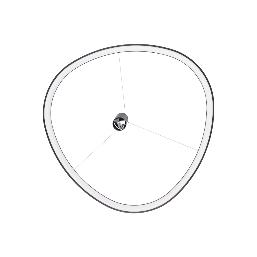 Ideal Lux - LED-pendel på kabel GEMINI LED/78W/230V 2700K Ø 105 cm CRI 90 sort