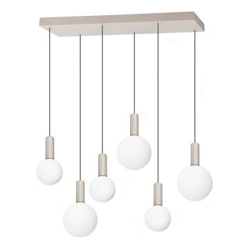 Ideal Lux - LED-pendel på kabel ODEON LED/39W/230V CRI 90 beige/hvid