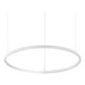 Ideal Lux - LED-pendel på kabel ORACLE SLIM LED/37W/230V 2700K CRI 90 Ø 70 cm hvid