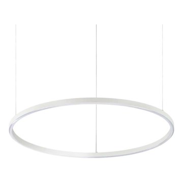 Ideal Lux - LED-pendel på kabel ORACLE SLIM LED/37W/230V 2700K CRI 90 Ø 70 cm hvid