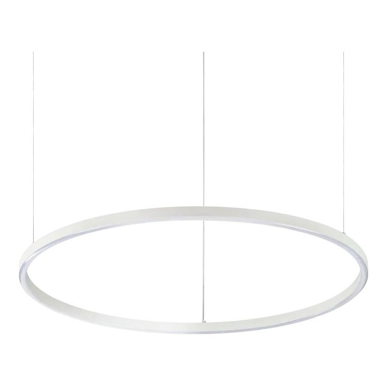 Ideal Lux - LED-pendel på kabel ORACLE SLIM LED/37W/230V 2700K CRI 90 Ø 70 cm hvid