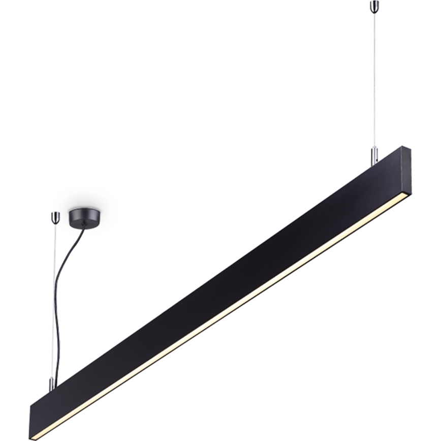 Ideal Lux - LED-pendel på stålwire LINUS LED/32W/230V 3000K CRI 90 120 cm sort