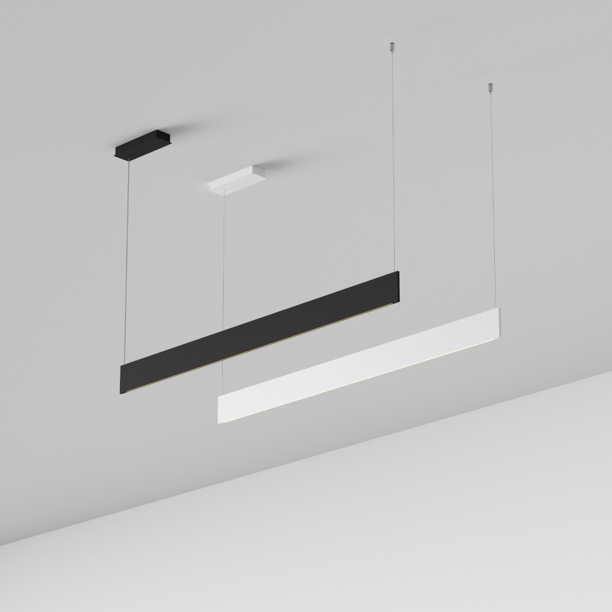 Ideal Lux - LED-pendel på stålwire STEEL LED/24W/230V 3000K CRI 90 120 cm hvid