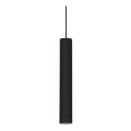 Ideal Lux - LED-pendel på wire LOOK 1xGU10/7W/230V CRI 90 Ø 6 cm sort