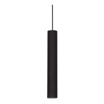 Ideal Lux - LED-pendel på wire LOOK 1xGU10/7W/230V CRI 90 Ø 6 cm sort