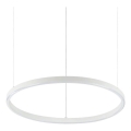 Ideal Lux - LED-pendel på wire ORACLE SLIM LED/29W/230V 2700K CRI 90 Ø 50 cm hvid