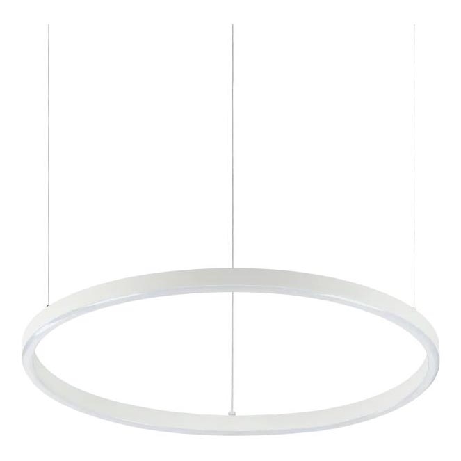 Ideal Lux - LED-pendel på wire ORACLE SLIM LED/29W/230V 2700K CRI 90 Ø 50 cm hvid