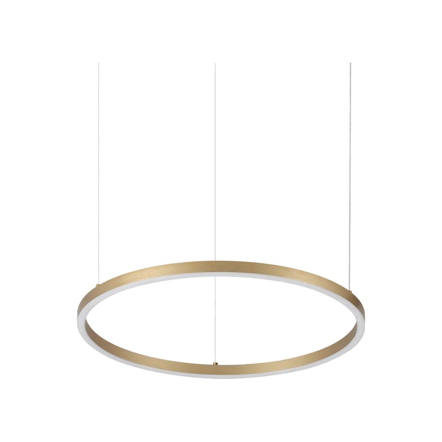 Ideal Lux - LED-pendel på wire ORACLE SLIM LED/29W/230V 3000K CRI 90 Ø 50 cm guld