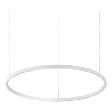 Ideal Lux - LED-pendel på wire ORACLE SLIM LED/37W/230V 3000K CRI 90 Ø 70 cm hvid