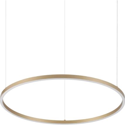 Ideal Lux - LED-pendel med wireophæng ORACLE SLIM LED/37W/230V 3000K CRI 90 Ø 70 cm guld