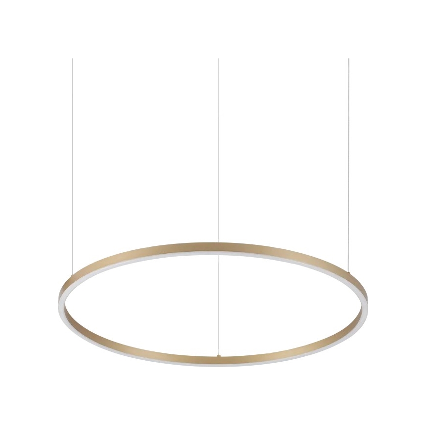Ideal Lux - LED-pendel med wireophæng ORACLE SLIM LED/37W/230V 3000K CRI 90 Ø 70 cm guld
