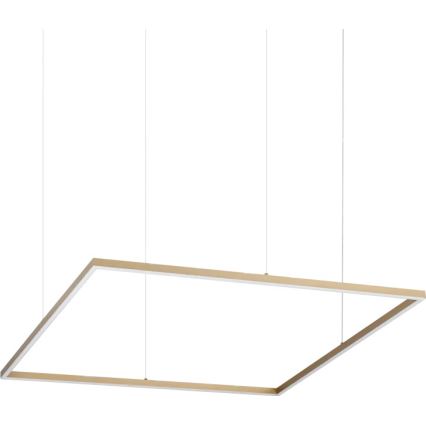 Ideal Lux - LED-lysekrone på wire ORACLE SLIM LED/53W/230V 3000K CRI 90 90x90 cm guldfarvet