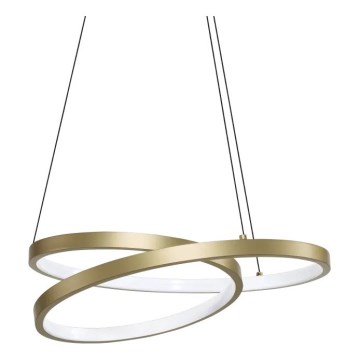 Ideal Lux - LED-pendel på wire OZ LED/38W/230V Ø 40 cm CRI 90 guld