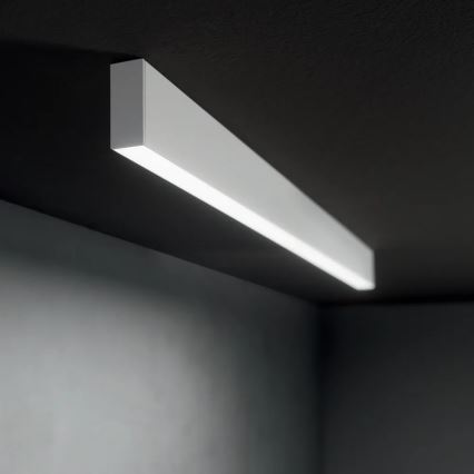 Ideal Lux - LED-pendel på wire STEEL LED/29W/230V 4000K CRI 90 120 cm hvid