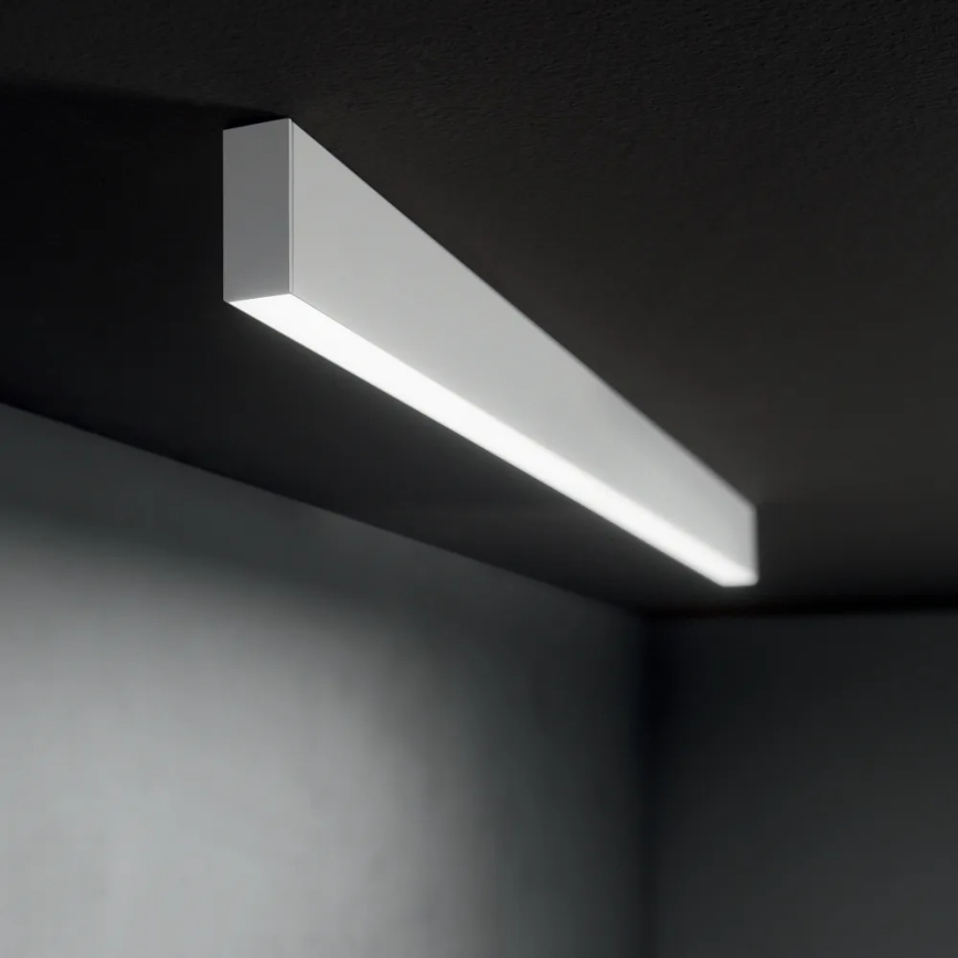 Ideal Lux - LED-pendel på wire STEEL LED/29W/230V 4000K CRI 90 120 cm hvid