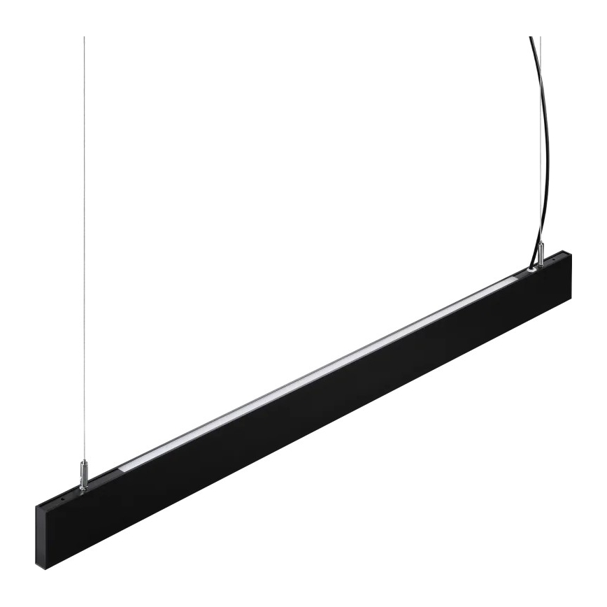 Ideal Lux - LED-pendel på wire STEEL LED/29W/230V 4000K CRI 90 120 cm sort