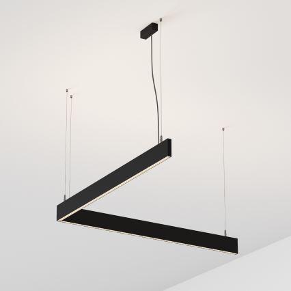 Ideal Lux - LED-pendel på wire STEEL LED/29W/230V 4000K CRI 90 120 cm sort