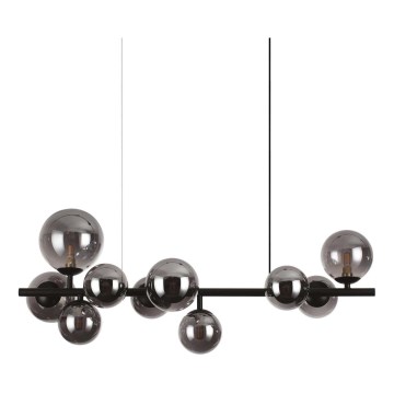 Ideal Lux - LED pendel PERLAGE 10xG9/3W/230V 81 cm sort/røget