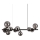 Ideal Lux - LED pendel PERLAGE 10xG9/3W/230V 81 cm sort/røget