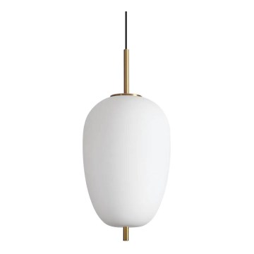 Ideal Lux - LED pendel UMILE LED/20W/230V diameter 27 cm CRI 90 messing/hvid