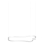 Ideal Lux - LED pendel WAVES LED/45W/230V CRI 90 hvid